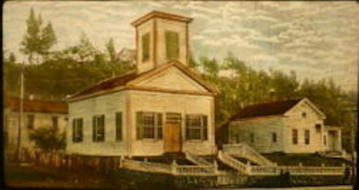 M. E. Church in 1855 (colored)